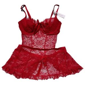 SOLD NWT Victorias Secret Bustier Lingerie Dress